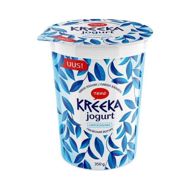 Kreeka jogurt maitsestamata laktoosivaba, TERE, 350 g