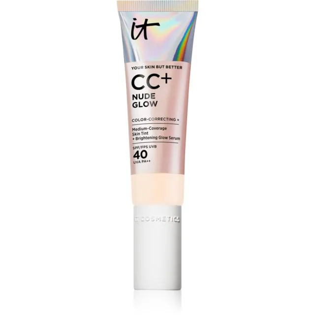 IT Cosmetics Your Skin But Better CC + Nude Glow CC kreem sära andva efektiga SPF 40 Fair Porcelain 32 ml