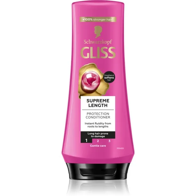 Schwarzkopf Gliss Supreme Length Kaitsev palsam pikkadele juustele 200 ml