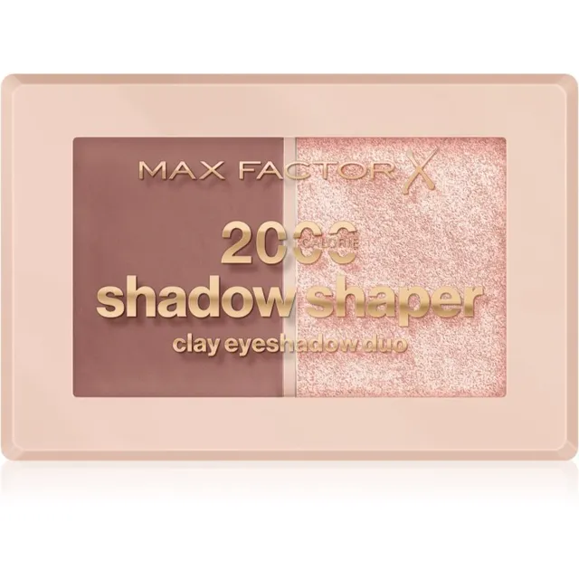 Max Factor 2000 Calorie Shadow Shaper Lauvärviduo varjund 010 Clay Gleam 4 g