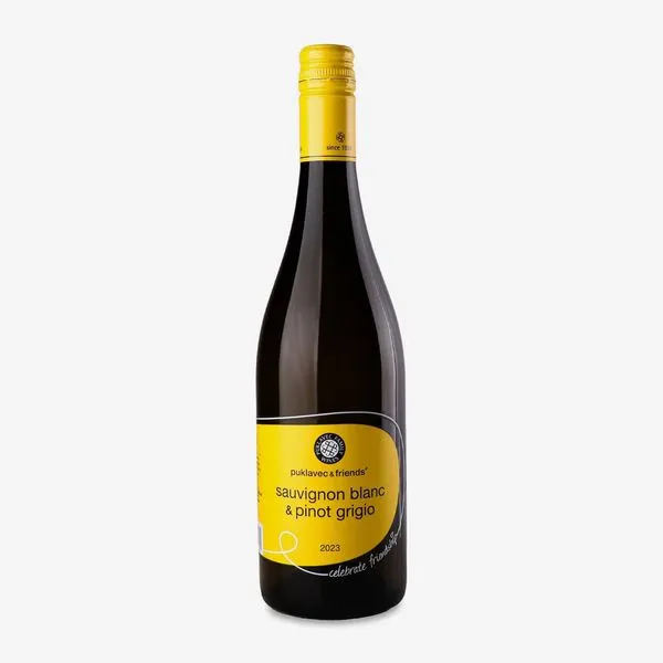 Puklavec & Friends Sauvignon Blanc/ Pinot Grigio, 75cl Sloveenia