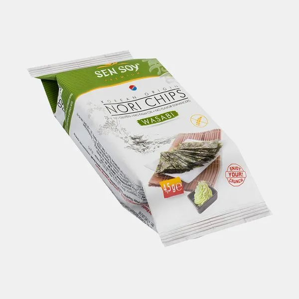 Merevetikakrõpsud wasabi maitselised 4,5g