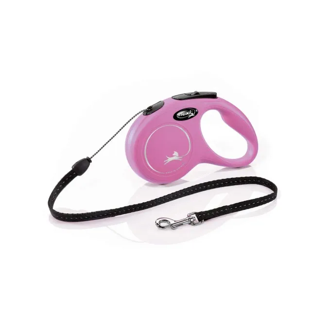 Flexi New Classic S nöörrihm 5m/12kg roosa EU