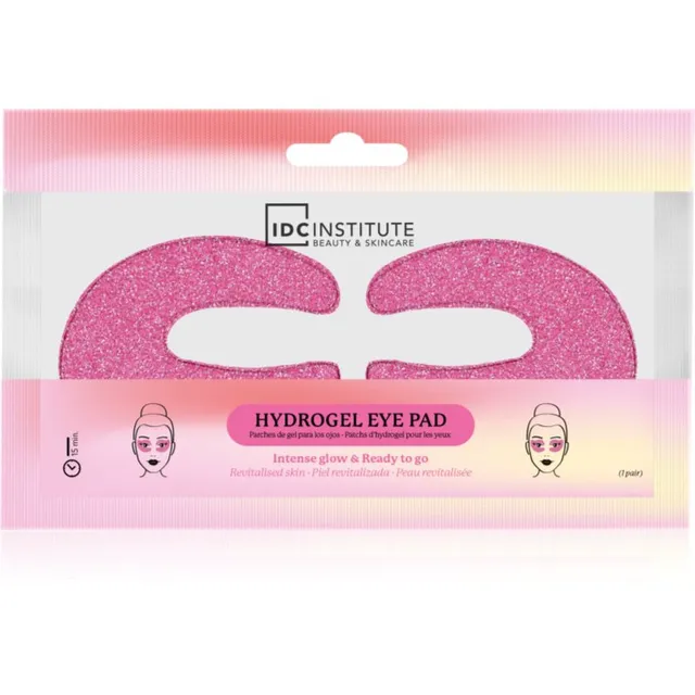 IDC Institute C Shaped Glitter Eye Pink Silmakontuurimask 1 tk