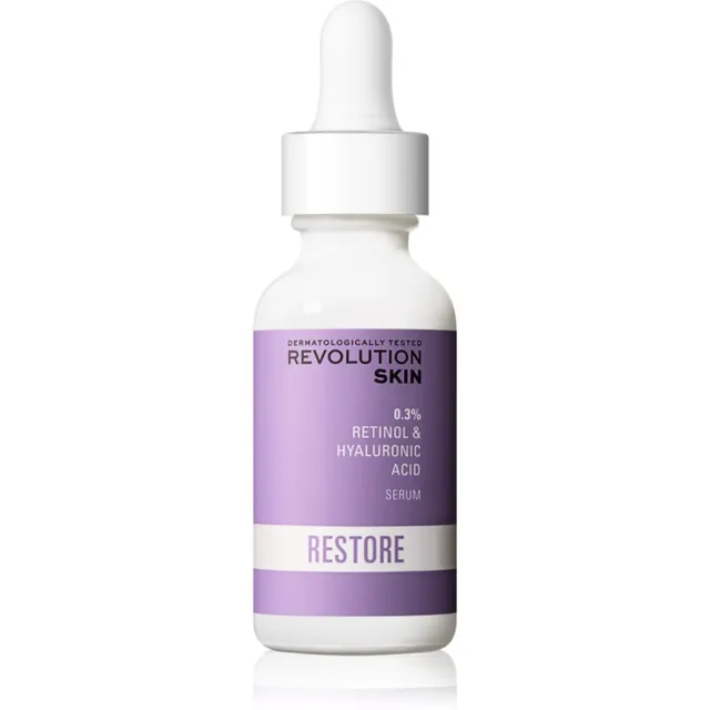Revolution Skincare Retinol 0.3% Kortsudevastane retinoolseerum hüaluroonhappega 30 ml