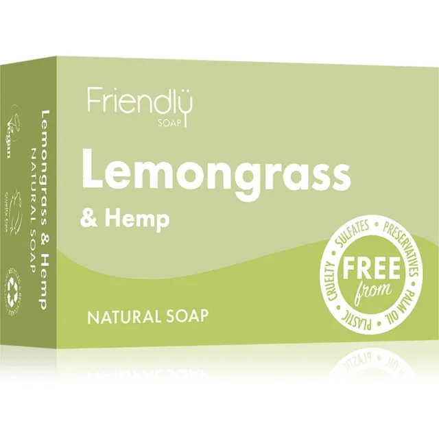 Friendly Soap Natural Soap Lemongrass & Hemp Looduslik seep 95 g