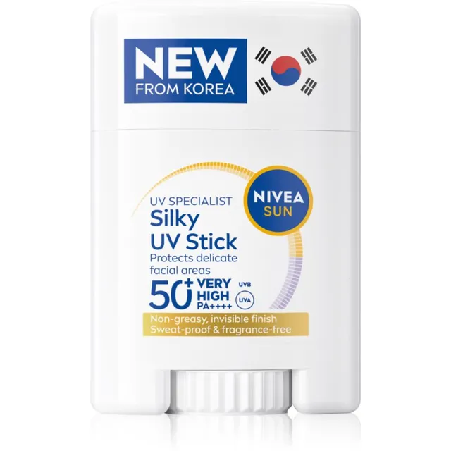 NIVEA SUN Silky UV Stick Päikesekaitsepulk SPF 50+ 15 g