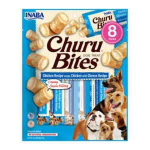 Inaba Churu Bites Kana ja Juustuga pehmed ampsud maiustus koertele