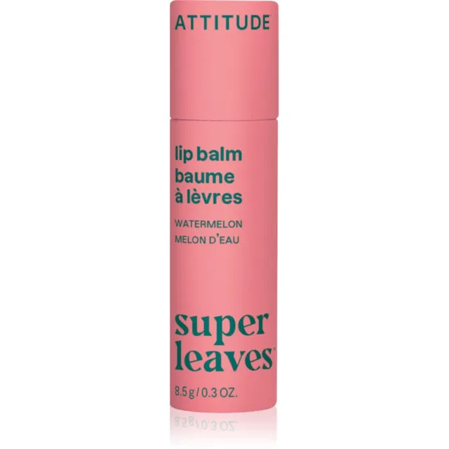 Attitude Super Leaves Lip Balm Huulepalsam melonilõhnaga Watermelon 8.5 g
