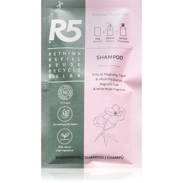 R5 Shampoo da Riattivare Šampoon juustele 30 ml