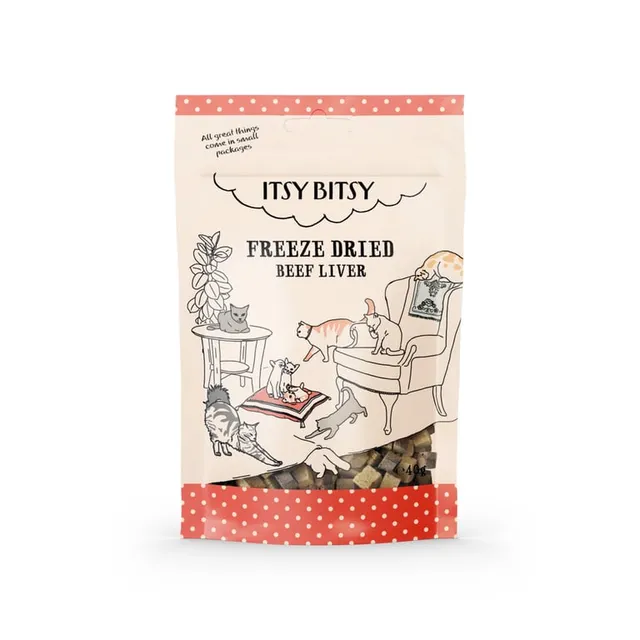 ItsyBitsy külmkuivatatud maius kassile, veisemaks, 40 g
