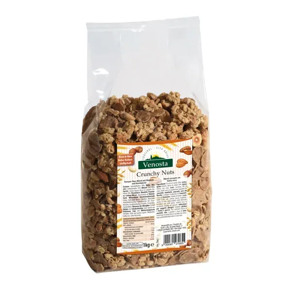 Krõmpsuvad helbed pähklitega VENOSTA CRUNCHY NUTS