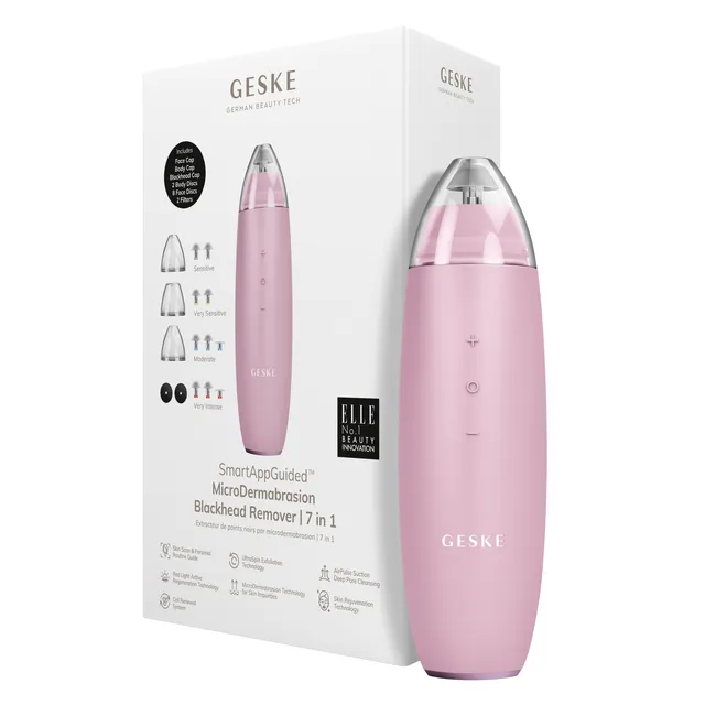 GESKE SmartAppGuided™ MicroDermabrasion Blackhead Remover 7in1