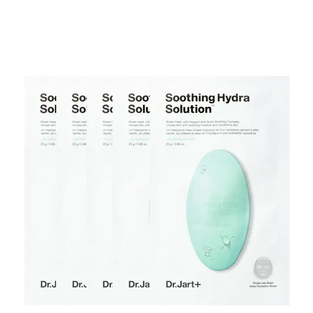 DR. JART+ Dermask Water Jet Soothing Hydra Solution Sheet Mask 5x25g