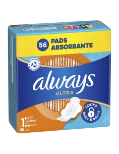 Always Ultra Normal hügieenisidemed tiibadega suurus 1 (56 tk)