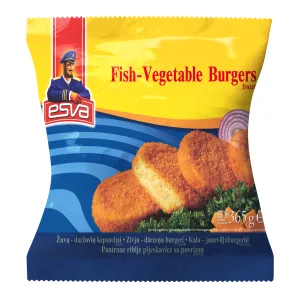 Kala-juurviljaburger, ESVA, 375 g