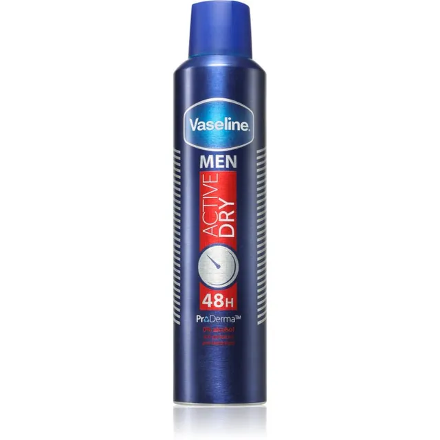 Vaseline Men Active Dry Antiperspirant Pihustatav antiprespirant meestele 250 ml