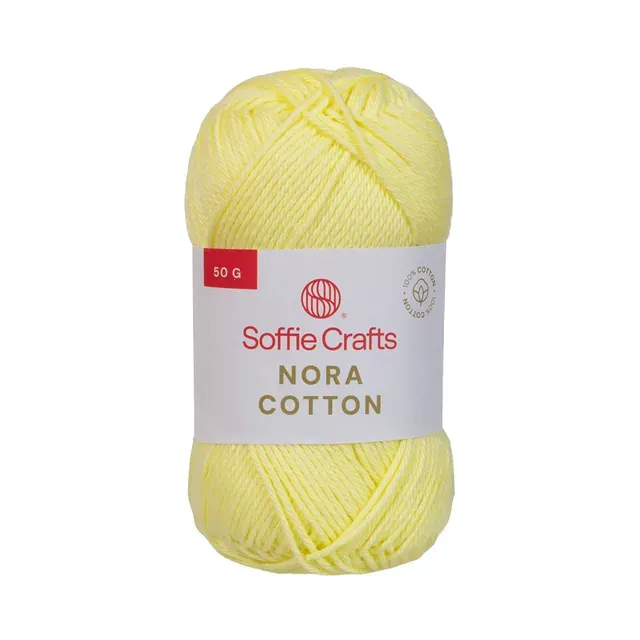 Lõng Nora Cotton, SOFFIE CRAFTS, 50 g