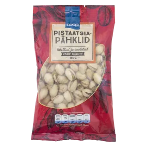 Coop Pistaatsiapähklid röst,soolatud150g
