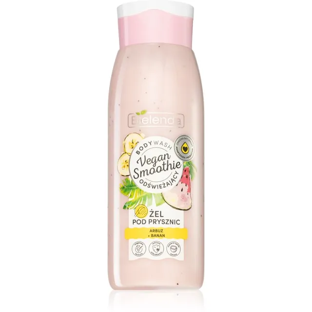 Bielenda Vegan Smoothie Watermelon + Banana Õrn dušigeel 400 ml