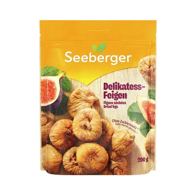 Kuivatatud viigimarjad, SEEBERGER, 200 g