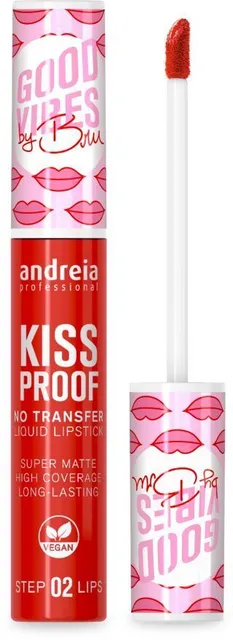 Andreia Makeup Kiss Proof Liquid Lipstick By Bru (8mL) Magnetic 15