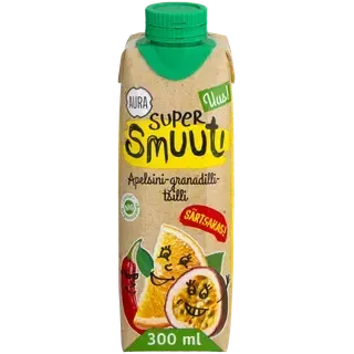 Supersmuuti Apelsini-Granadilli-Tšilli, AURA, 300 ml