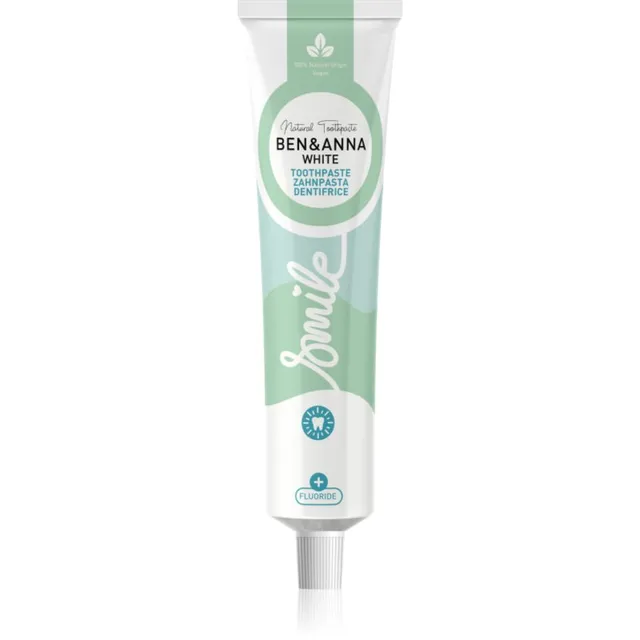 BEN&ANNA Toothpaste White Orgaaniline hambapasta fluoriidiga 75 ml