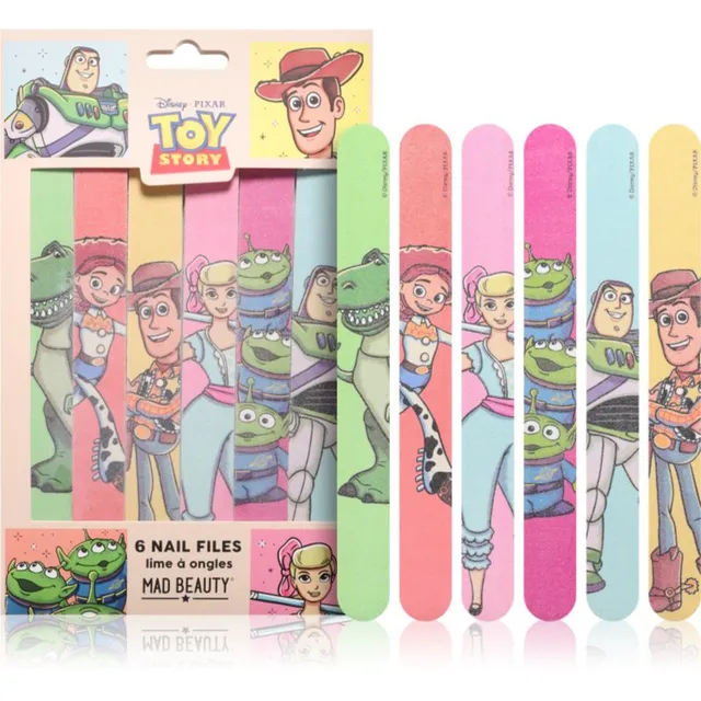 Mad Beauty Toy Story Nail File Küüneviilide komplekt küüntele 6 tk