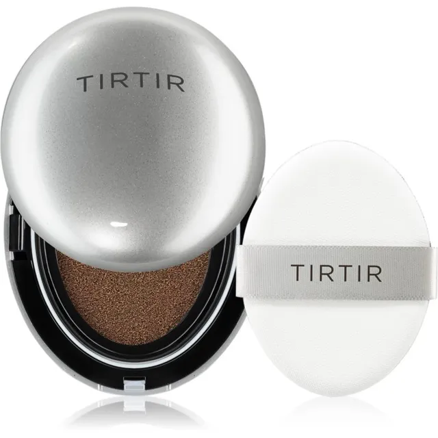 TIRTIR Mask Fit Aura Cushion Mini Matt jumestuskreemipadi sära andva efektiga varjund 51N Fudge 4.5 g
