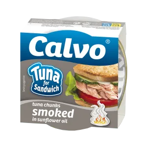 Calvo Tuunikalatükid päevalilleõlis 142g