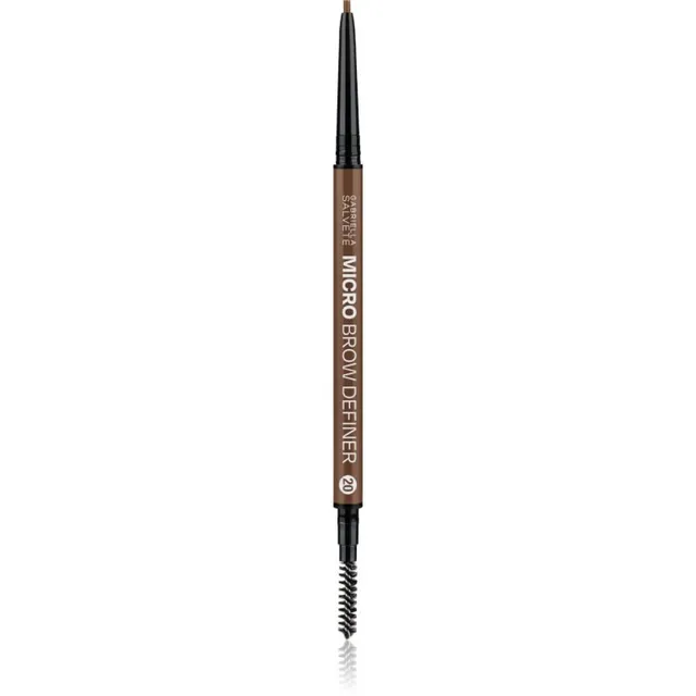 Gabriella Salvete Micro Brow Definer Täpne kulmupliiats koos harjaga varjund 20 0.08 g