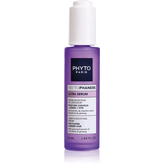Phyto PhytoPhanere Ultra Length-Boosting Serum Seerum juuksejuurte tugevdamiseks ja juuksekasvu parandamiseks 50 ml