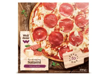 Külm. pitsa Salami WELL DONE 370g