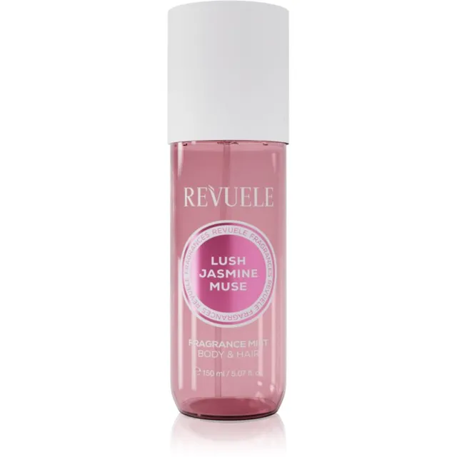 Revuele Lush Jasmine Muse Fragrance Mist parfüümisprei kehale ja juustele naistele 150 ml