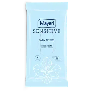Sensitive niisutatud salvrätikud, MAYERI, 60 tk