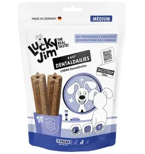 Lucky Jim DentalDailies, närimispulgad koerale hambahoolduseks, 7 tk pakis