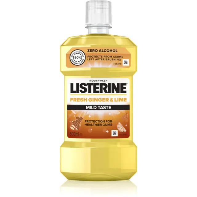 Listerine Fresh Ginger & Lime Värskendav suuvesi 500 ml