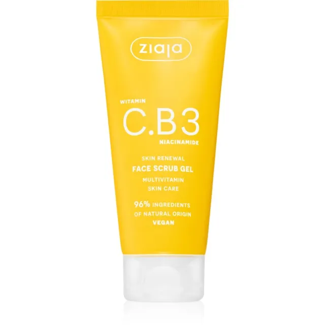 Ziaja Vitamin C.B3 Niacinamide Kooriv puhastusgeel näole 100 ml