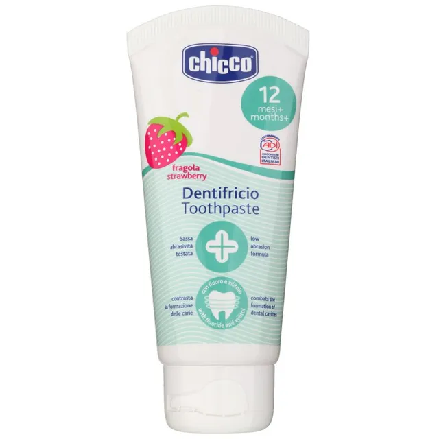 Chicco Oral Care Toothpaste Laste hambapasta maitse Strawberry 12 m+ 50 ml