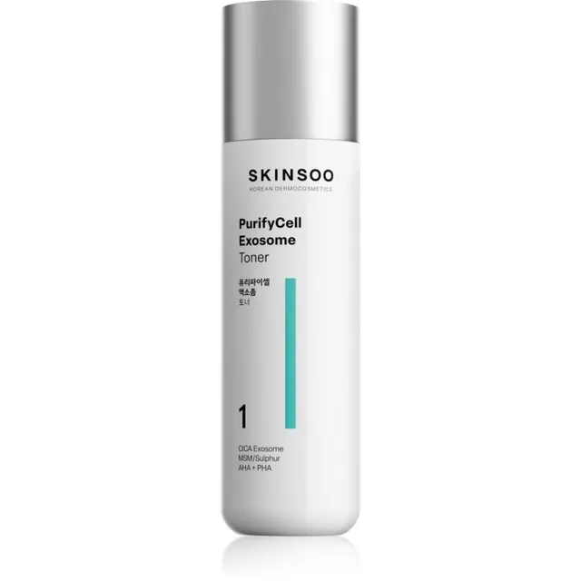 SKINSOO PurifyCell Exosome Toner Rahustav toonik rasu reguleerimiseks 200 ml