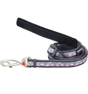 Koera jalutusrihm disainmustriga, 1.1–1.8 m, Flamingo Cool Grey (Red Dingo)