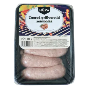 Hüva toored grillvorstid 500g seasooles