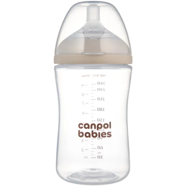 Canpol babies Natural Shape koolikuid ennetav pudel 3m+ 1 tk