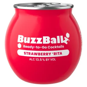 BuzzBallz Strawberry Rita muu alkohoolne jook 13,5%vol 200 ml