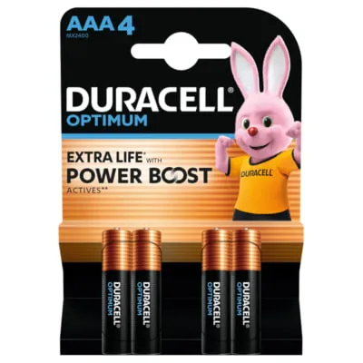 Duracell Optimum patarei AAA 4tk