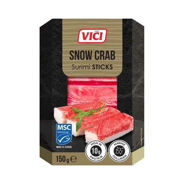Krabimaitselised pulgad surimist Lumekrabi, VICI, 150 g