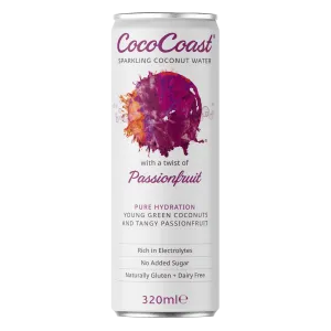 CocoCoast gas-tud kookosv.0.32L granadil