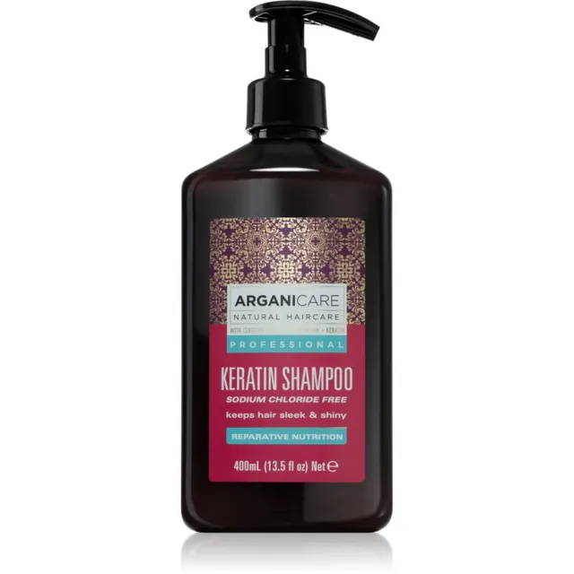 Arganicare Keratin Shampoo Taastav šampoon 400 ml