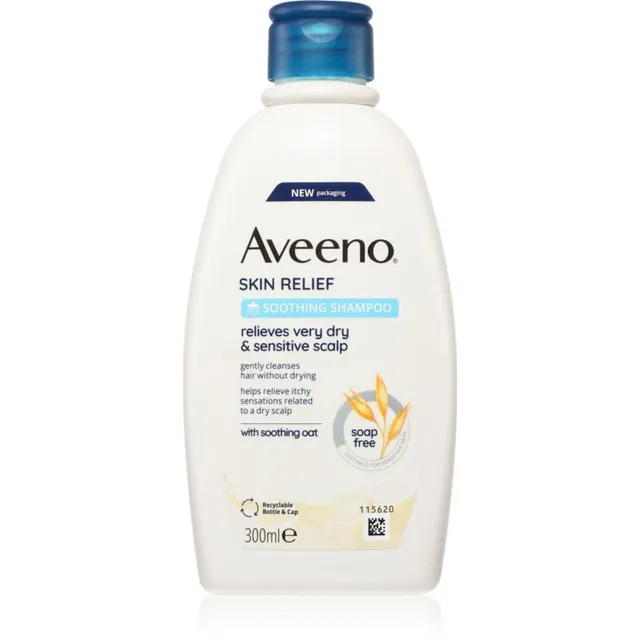Aveeno Skin Relief Rahustav šampoon kuivale ja tundlikule peanahale 300 ml